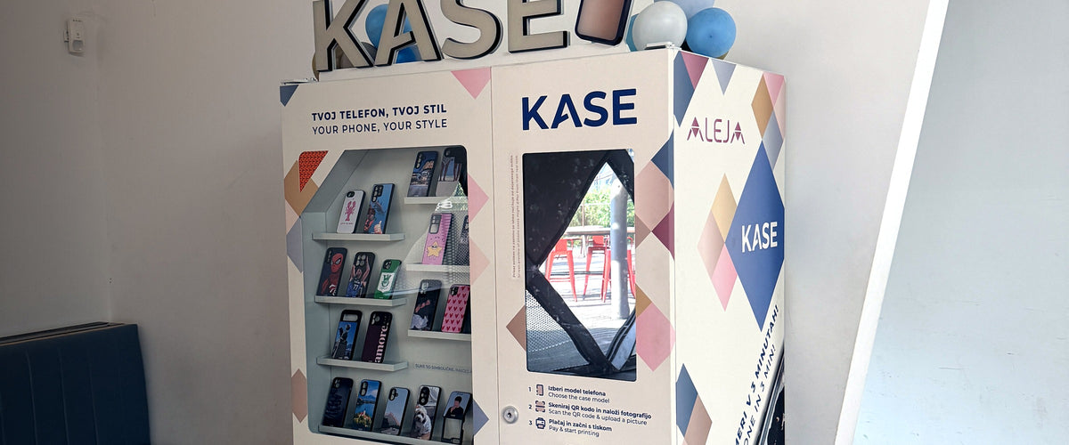 KASE vending machine - about hero